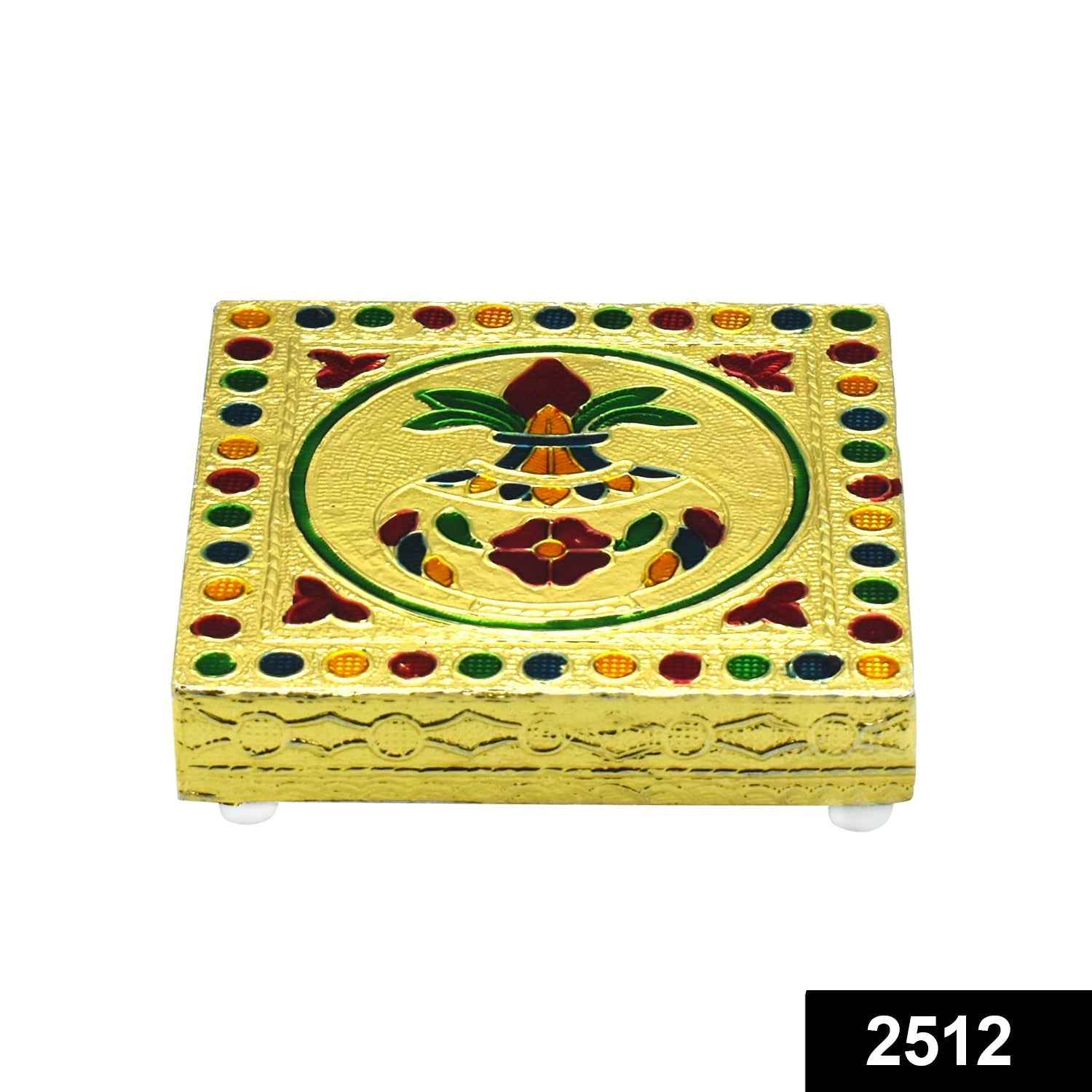 Wooden Bajot – Handcrafted Pooja Chowki & Stool | Styleva