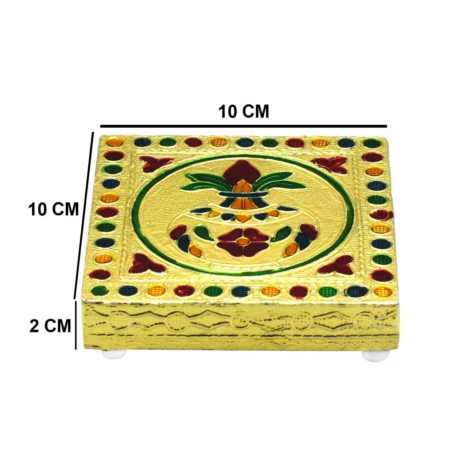 Wooden Bajot – Handcrafted Pooja Chowki & Stool | Styleva
