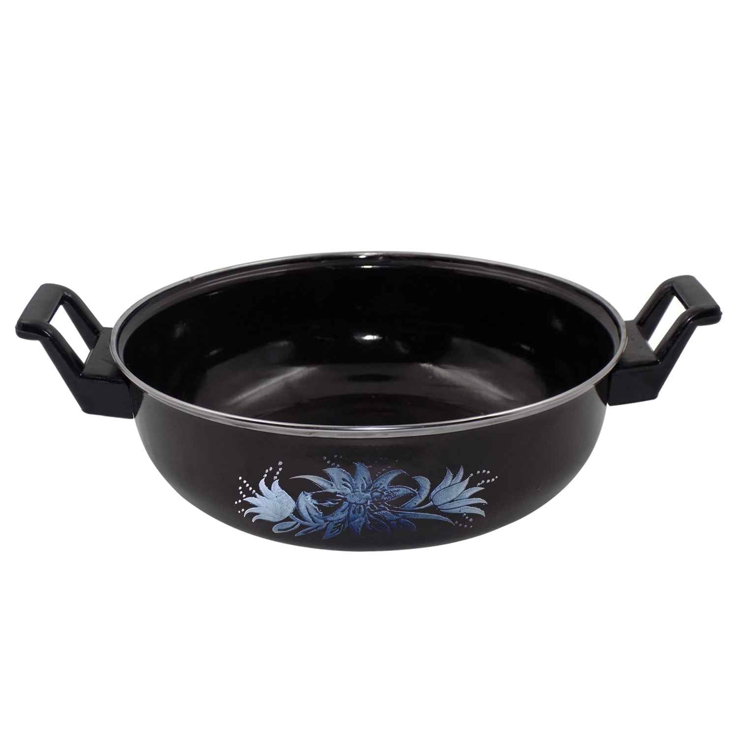 Cast Iron Kadai – Traditional 14 Inch Durable Pan | Indo Glow