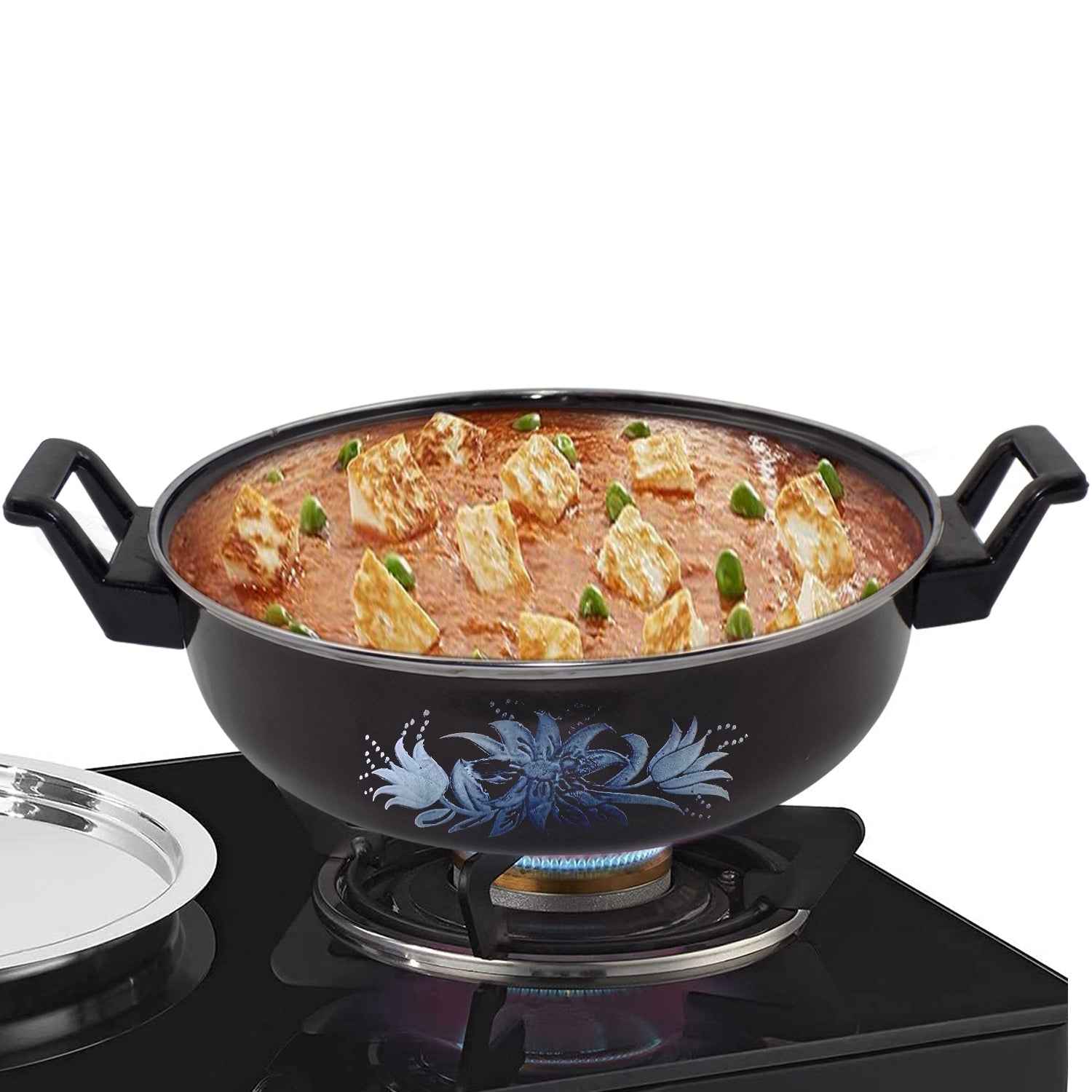 Cast Iron Kadai – Traditional 14 Inch Durable Pan | Indo Glow