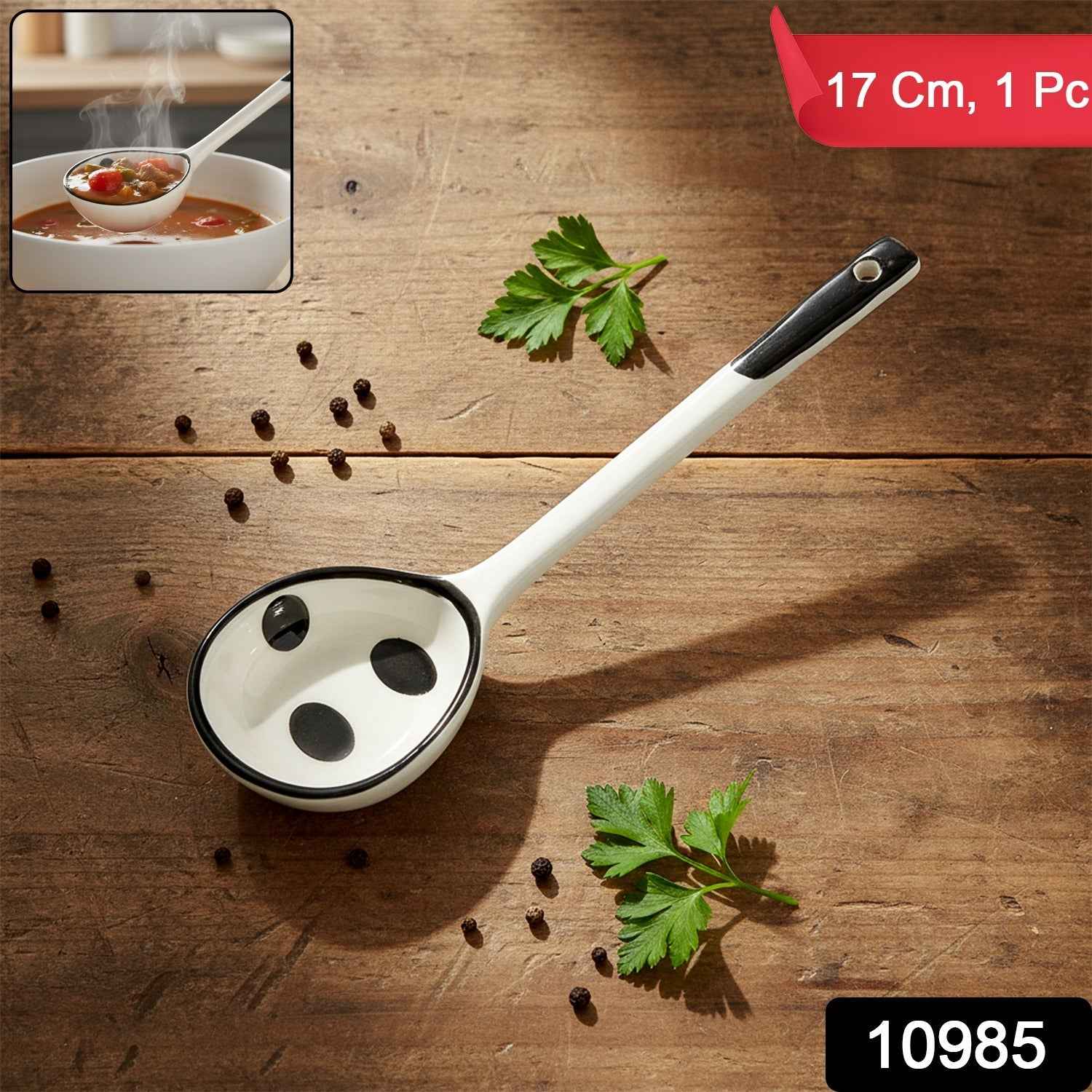 Soup Ladle 17 cm – Heat-Resistant Non-Slip Handle