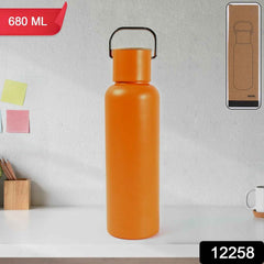 Own Hydrate stainless steel water bottle displayed upright
