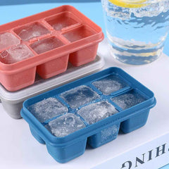 Silicone Ice Tray – Flexible 6-Grid Ice Maker for Home |