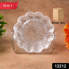 Plastic Dinner Plates Set – Durable & Lightweight 10-Piece