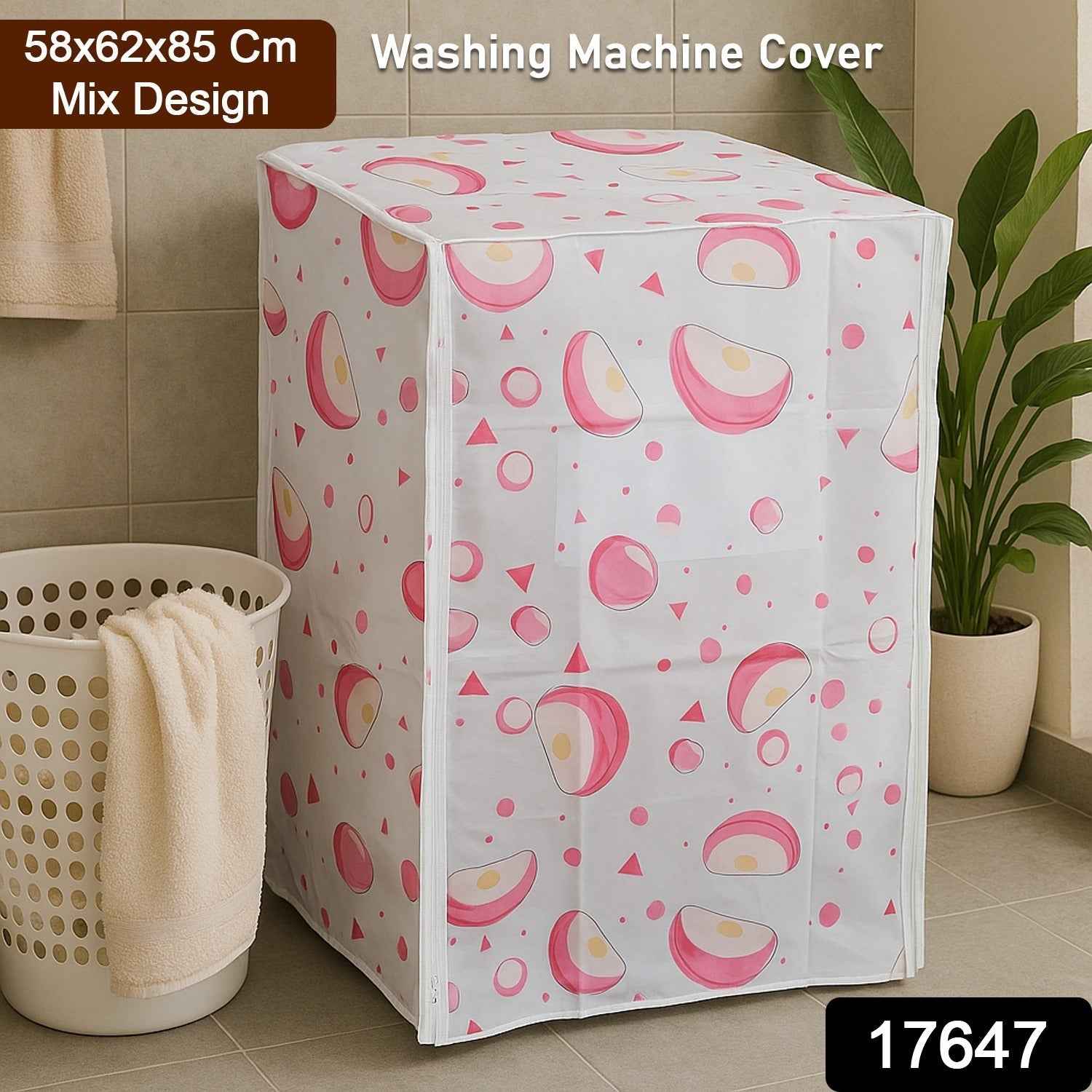Waterproof Washing Machine Cover – Durable 58x62x85 cm Top Load Protector