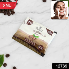 Coffee Face Wash Sachet – Antioxidant-Rich 5ml Travel Pack
