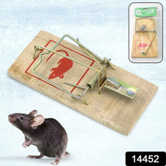 Wooden Mouse Trap – Durable, Reusable Pest Control Snap Trigger
