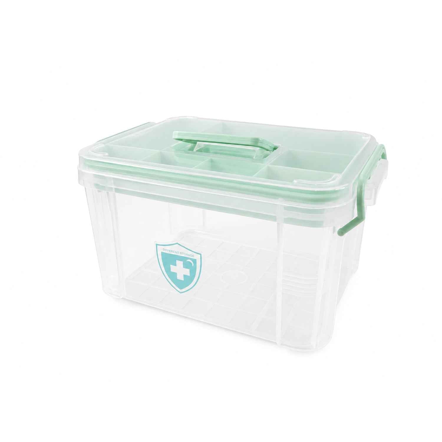 Plastic Medicine Storage Box Ð Secure Locking & Portable Design