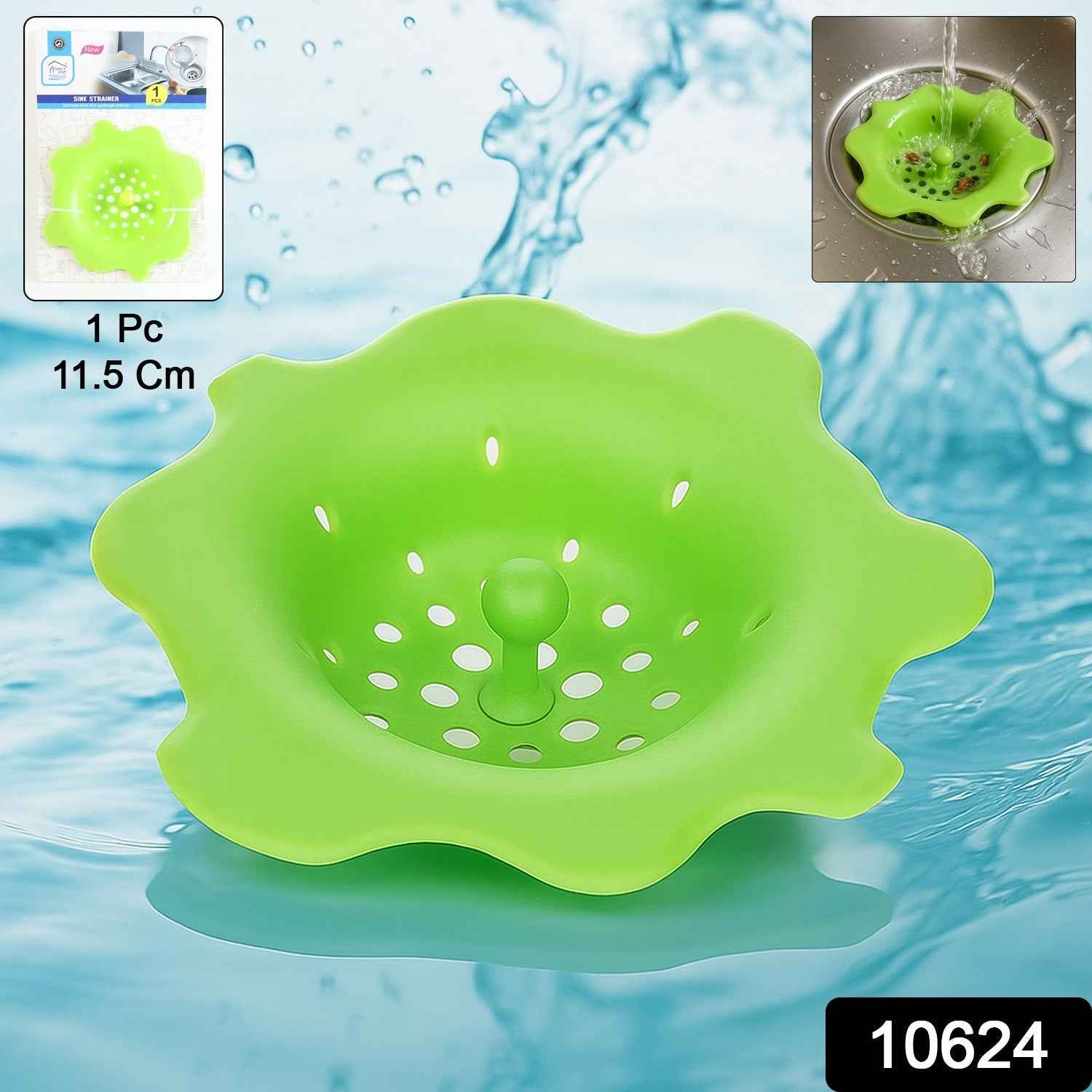 Silicone Sink Strainer – Flexible, Anti-Clog Hair Catcher