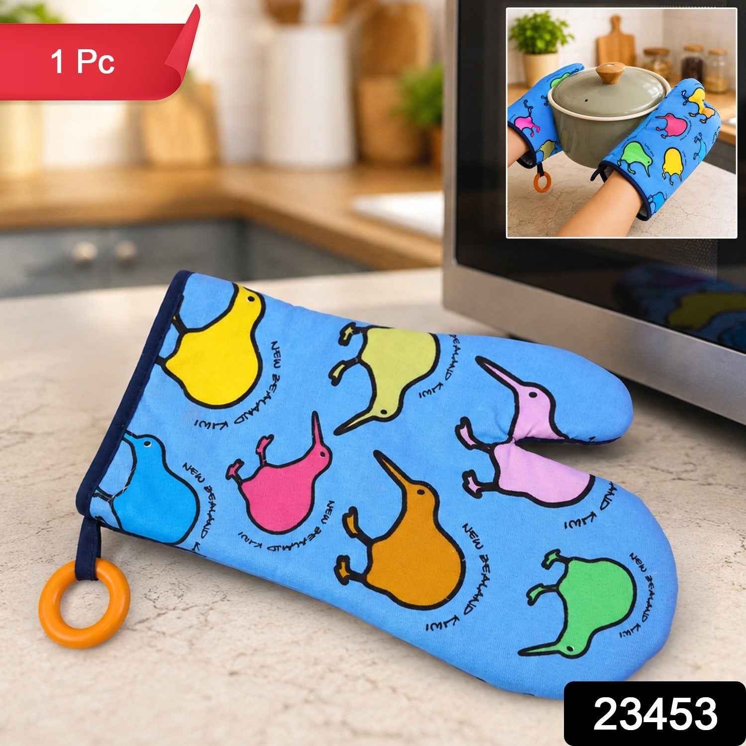 Heat Resistant Oven Glove Ð Safe Kitchen Handling & Grip