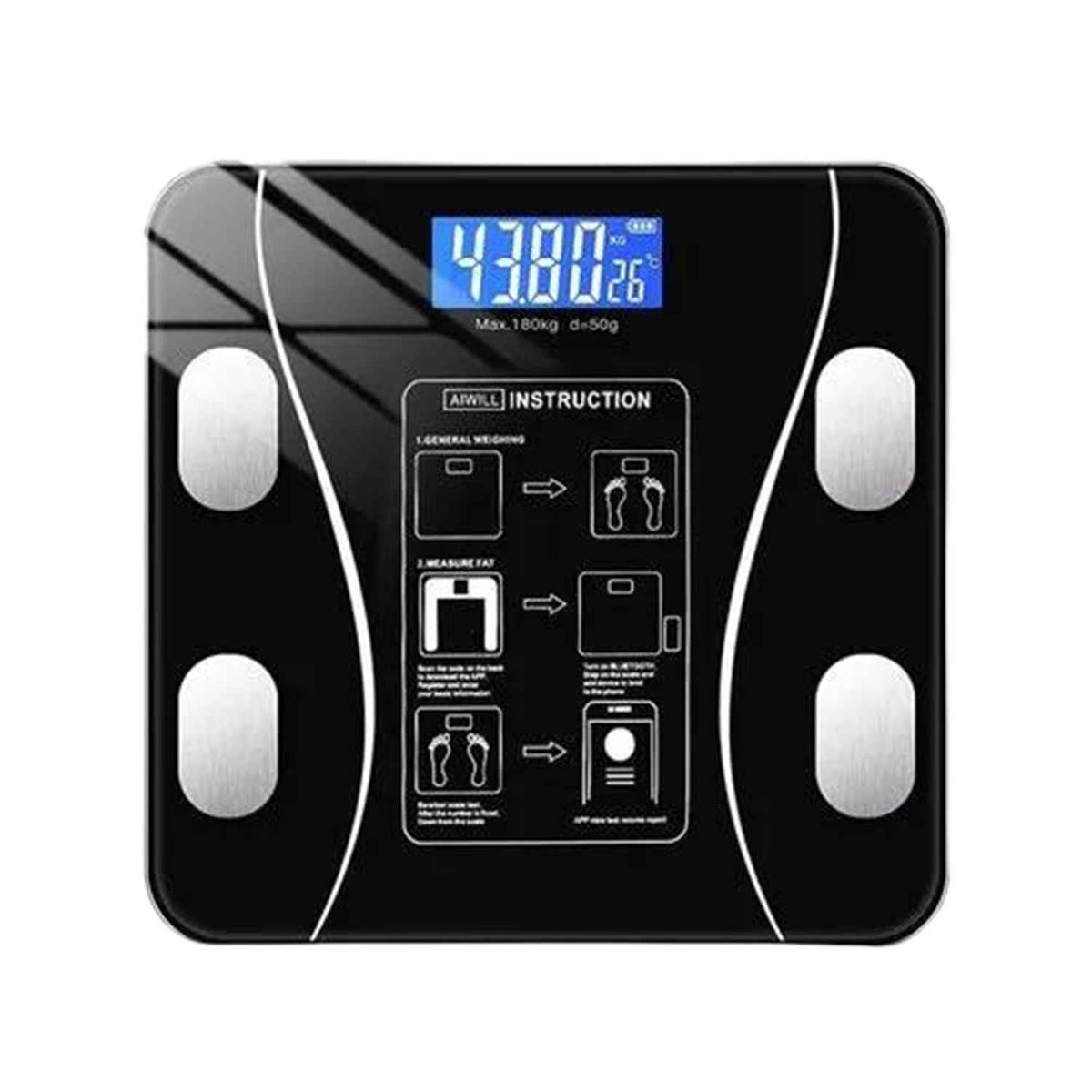 Smart Body Weight Scale – Bluetooth Body Fat & BMI Tracking | VelvaBloom