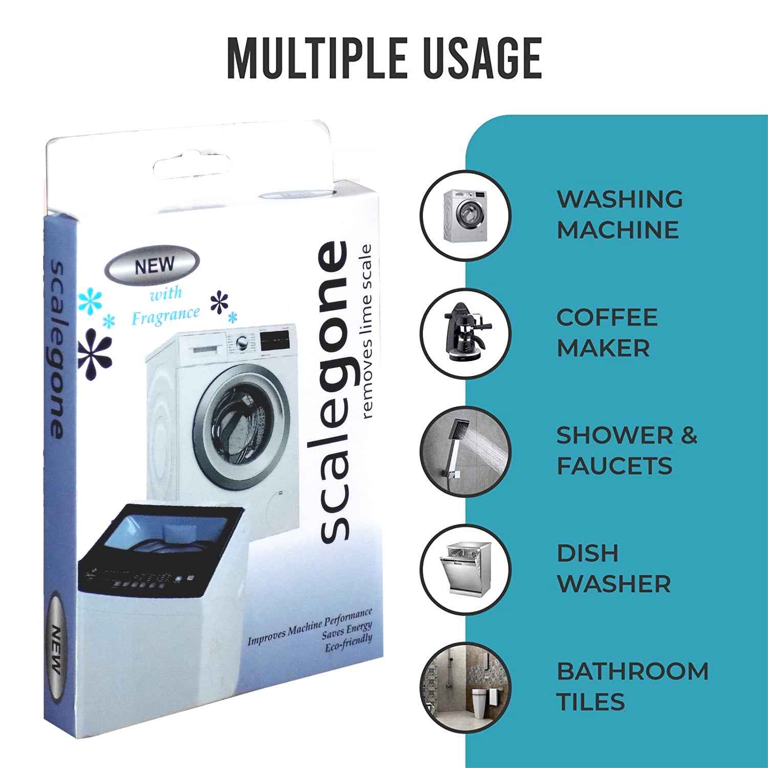 Washing Machine Descaler Powder – Tub Cleaner & Limescale Remover | Storenzo