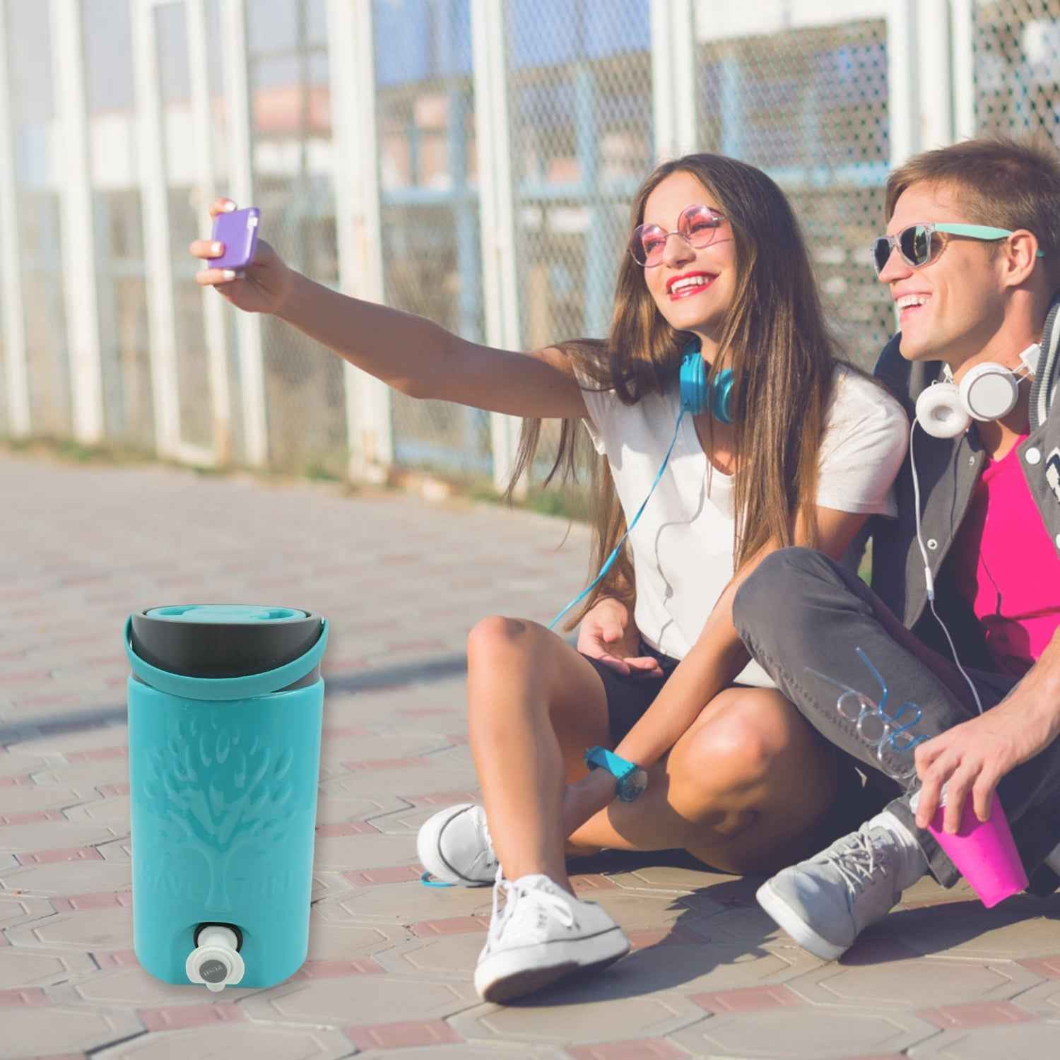 Insulated Water Jug 2000ml – Leakproof, with Tap | nekza