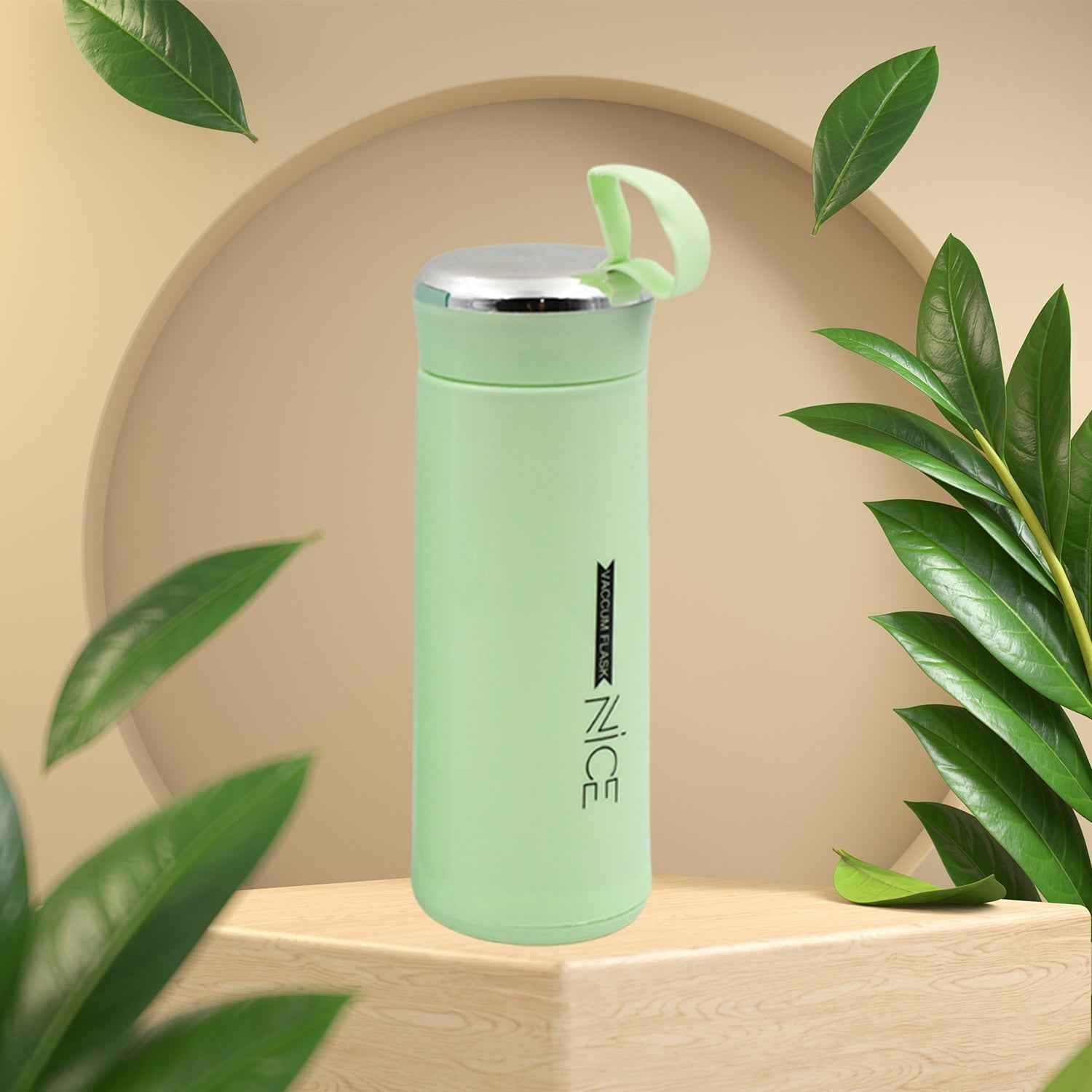 Glass Water Bottle 400ml Leak Proof – BPA-Free for Gym & Travel