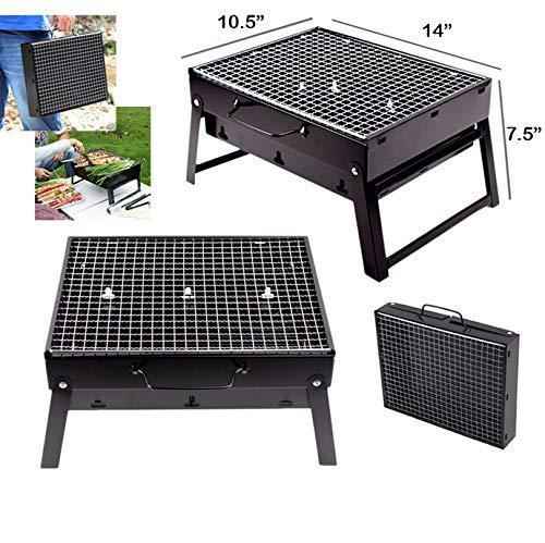 Folding Charcoal Grill – Portable Carbon Steel BBQ | Siplix