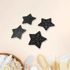 Kids Anti-Slip Bath Mat – Star Shaped PVC | 4 Pc Set by CrystalWash