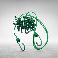 Portable clothesline with 12 clips displayed against a white background.
