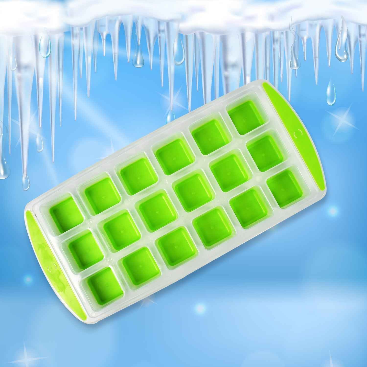 Silicone Ice Cube Tray – 18-Cavity, Easy Release & BPA-Free | Indo Glow