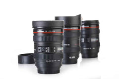 Camera Lens Coffee Mug – 350ml Travel Flask with Lid | Konvex