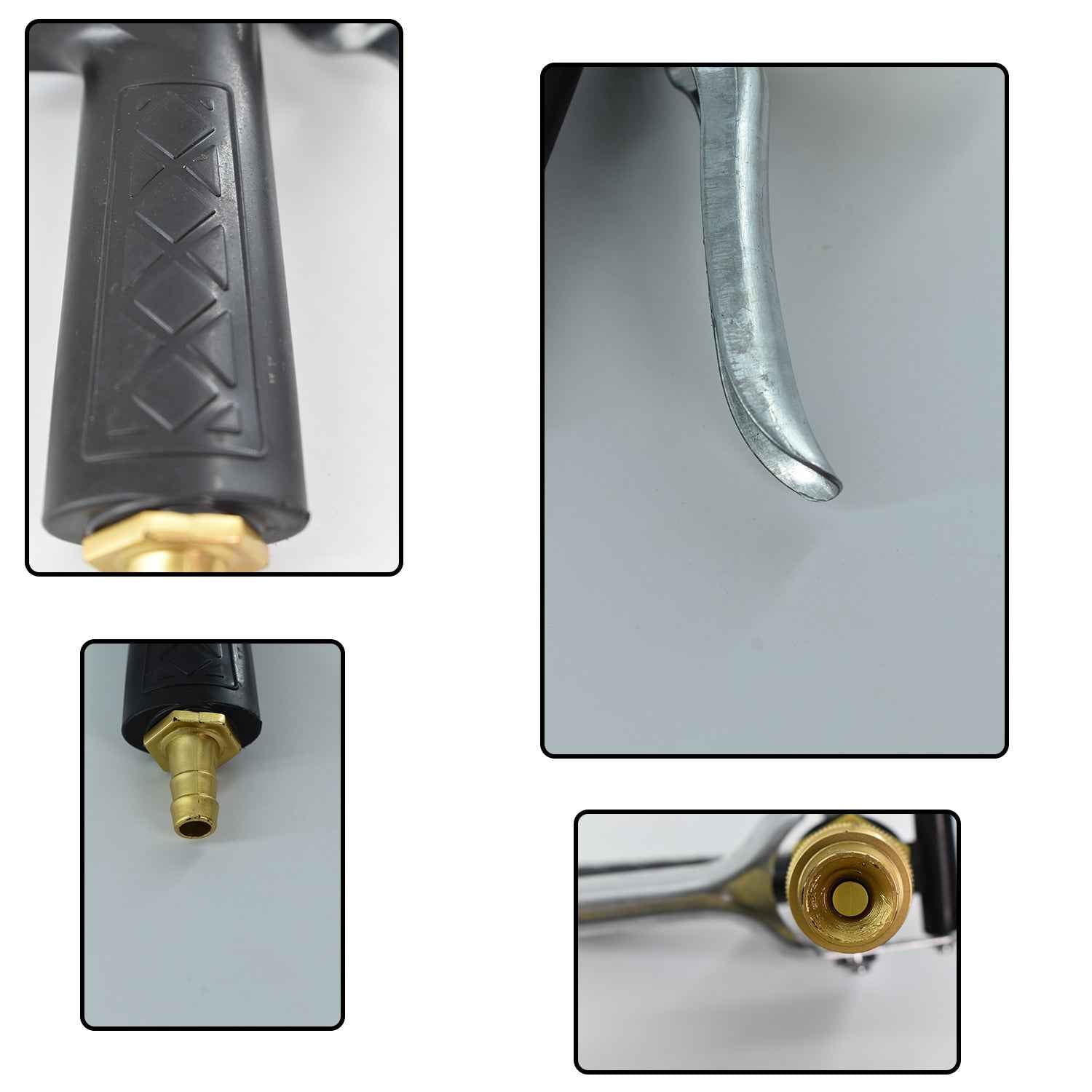 Gold Hose Nozzle – Durable Metal Trigger Spray | Grow Garden Tools