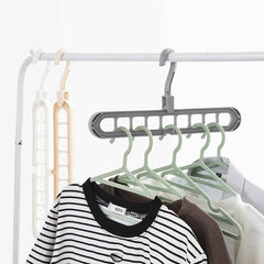 Space Saving Hanger – 9-Hole Wardrobe Organizer | Organivo