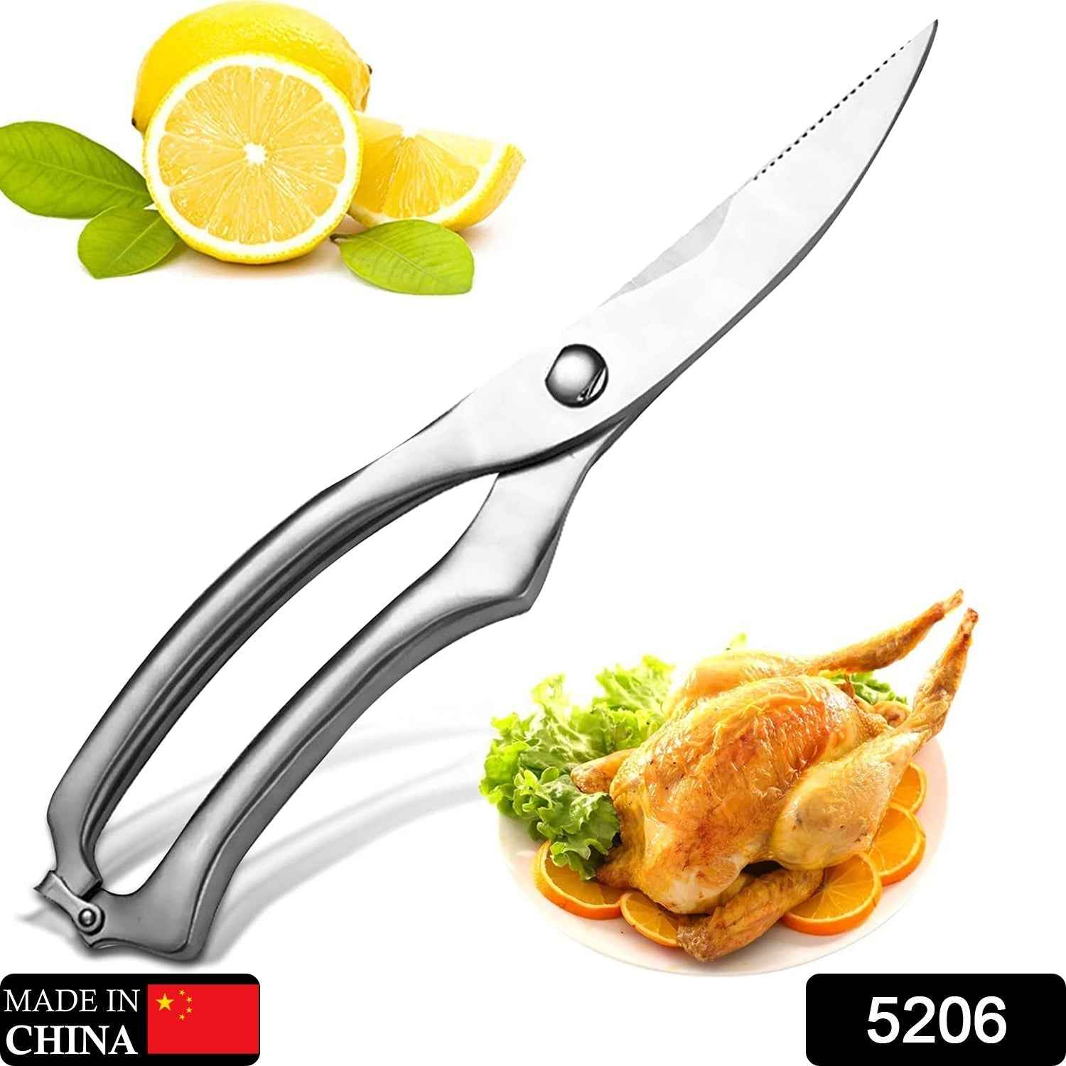 Poultry Shears – Heavy Duty Ultra Sharp Stainless Steel | CookAura