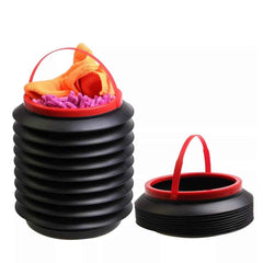 Foldable Car Trash Can – 4L Space-Saving Organiser | Velvet Wheels