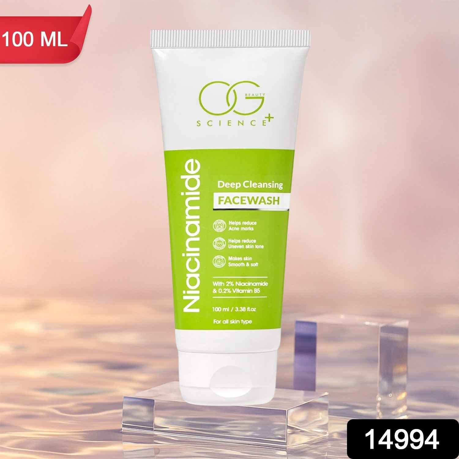 Niacinamide Deep Cleansing Facewash – Acne Mark Reduction