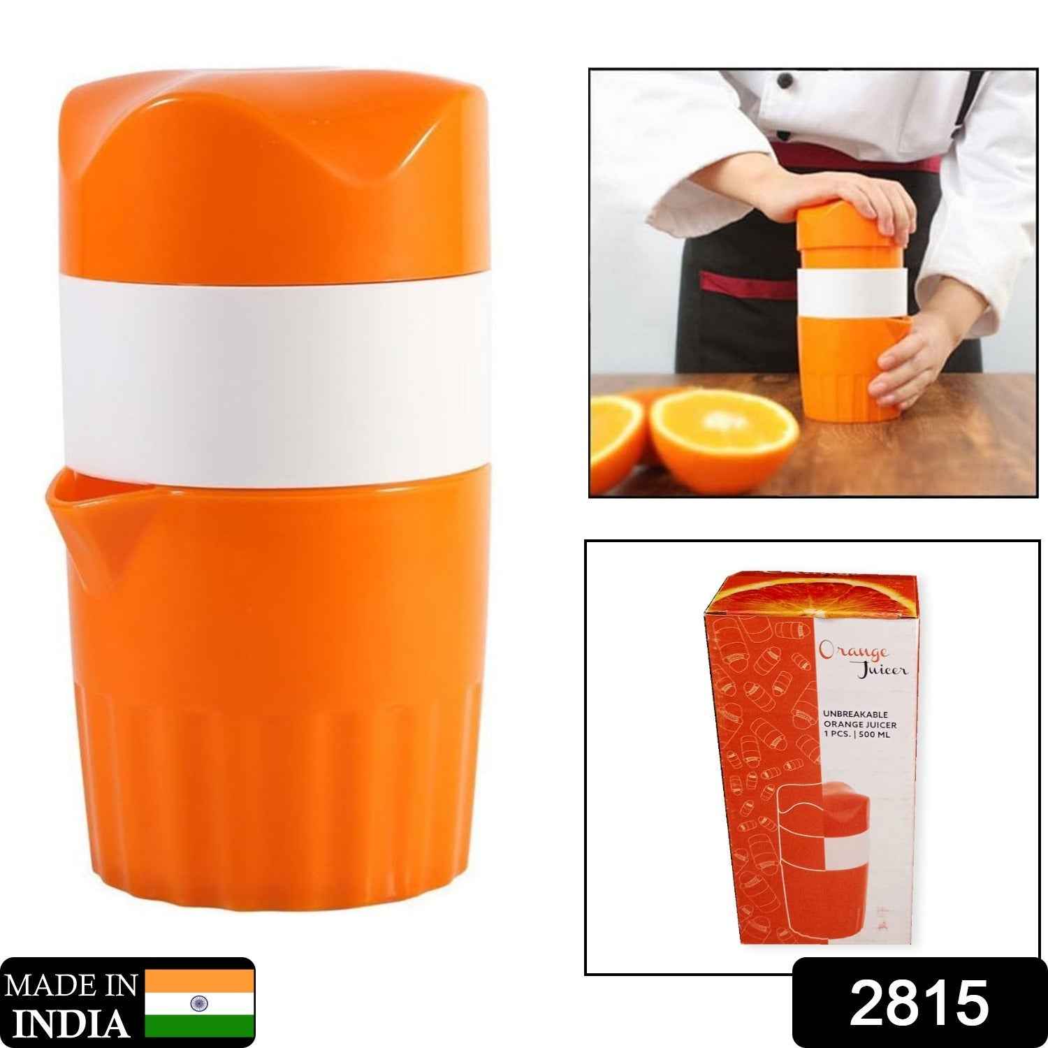 Manual Handheld Citrus Juicer – Fresh Juice Maker | Dabster