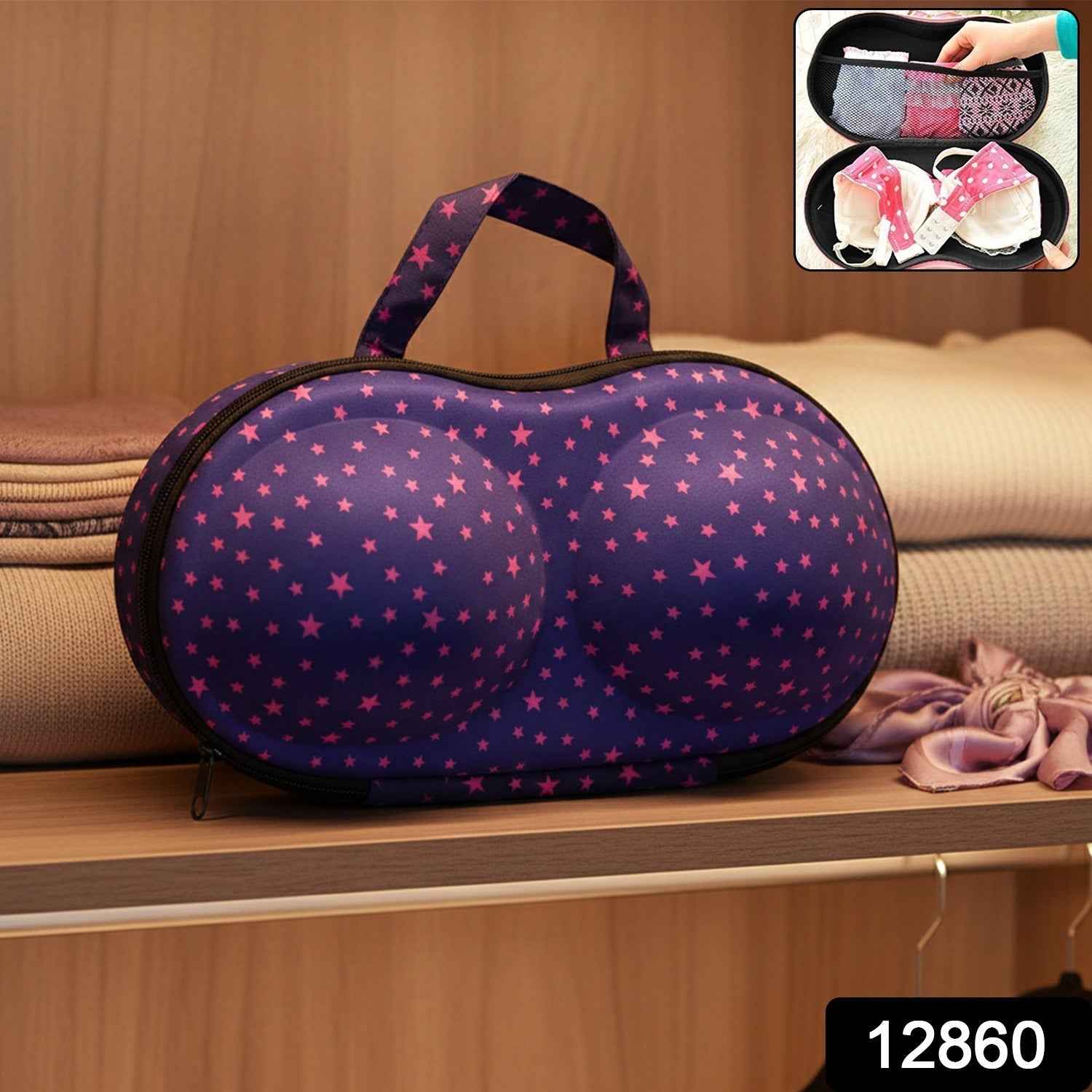 Bra Storage Case – Premium Hard Shell Travel Organizer