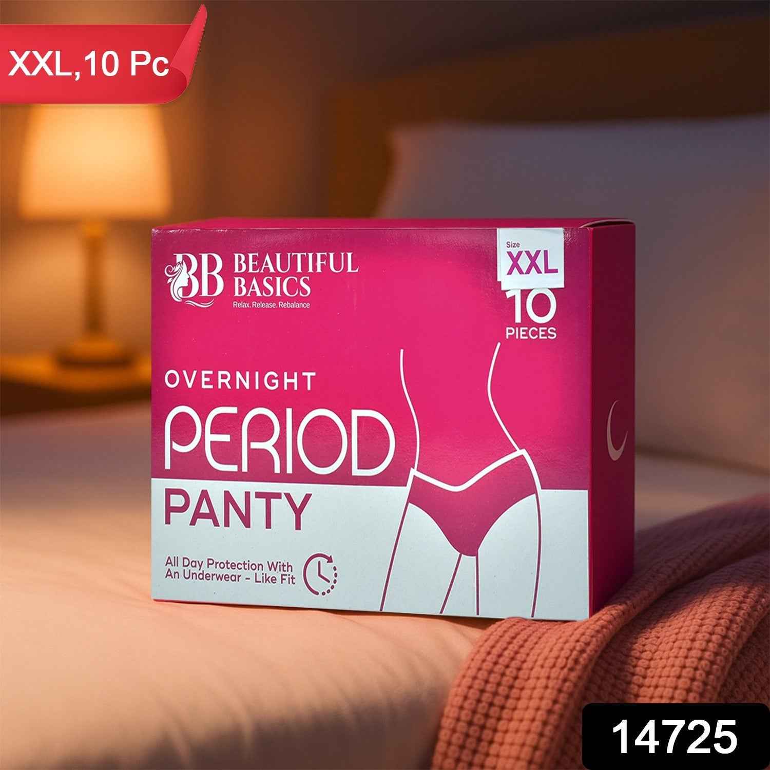 Overnight Period Panty XXL Size – Leak-Proof Comfort for Heavy Flow