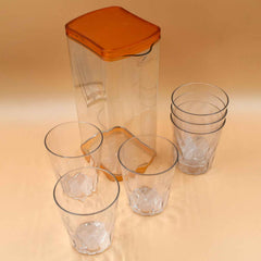 Plastic Water Jug Set 2L with 6 Glasses – BPA-Free | hydrozilla