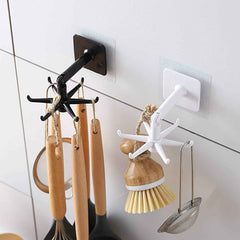Rotatable Hooks – 360° Swivel for Space-Saving Storage