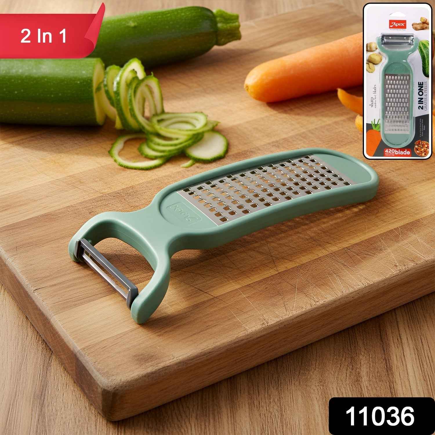 Vegetable Peeler – 2-in-1 Multipurpose Peeler & Grater Tool