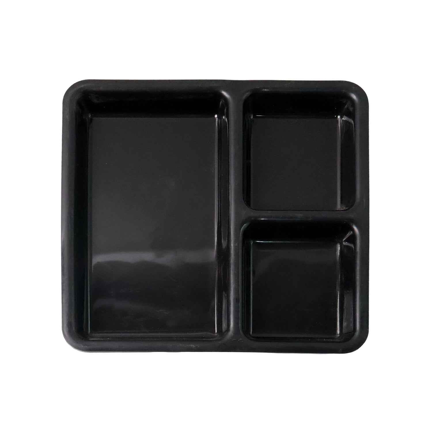 3-Compartment Meal Serving Tray – Durable & Easy-Clean Plate