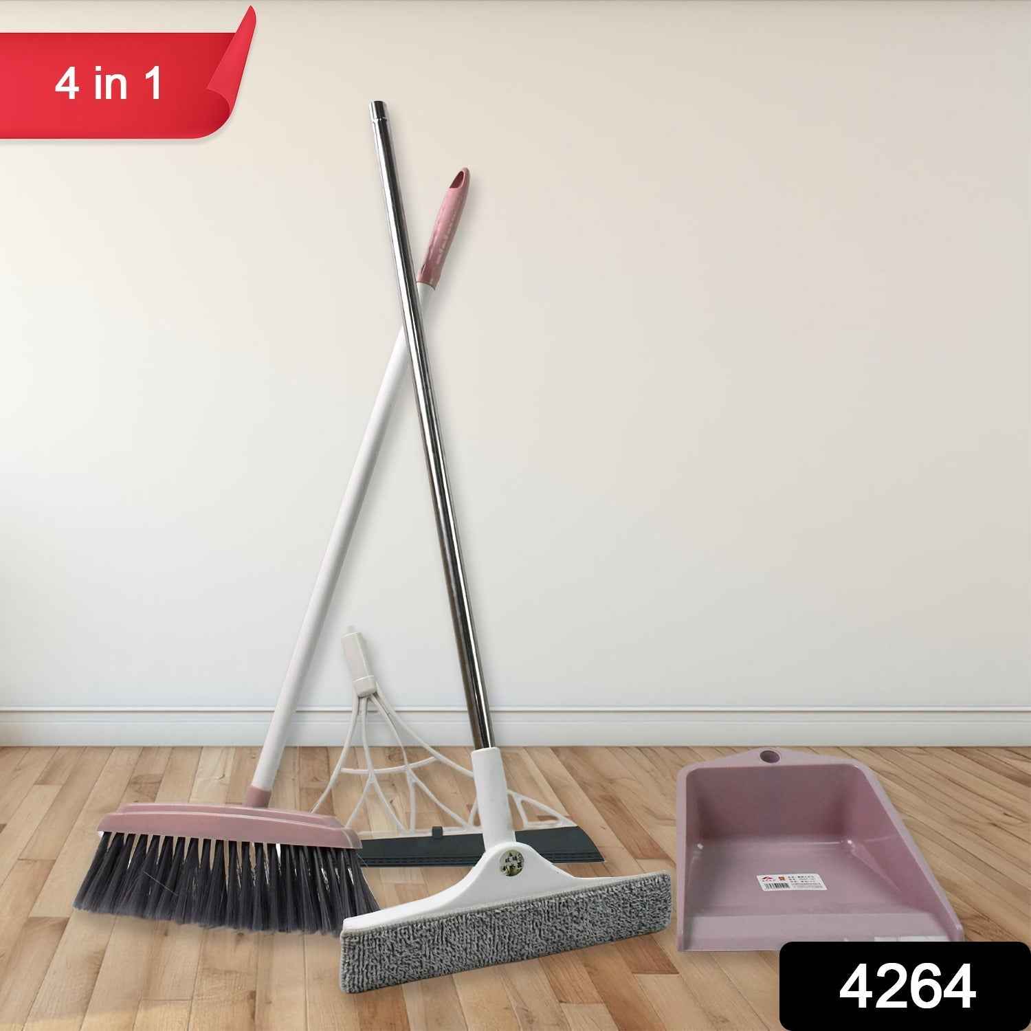 4-in-1 Cleaning Tool Set – Home & Kitchen Combo | Velvet Wipe