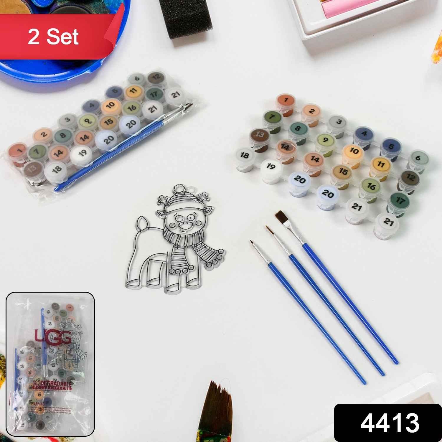 Paint by Number Kits – Adult DIY Art Set with Brushes | Indo Glow