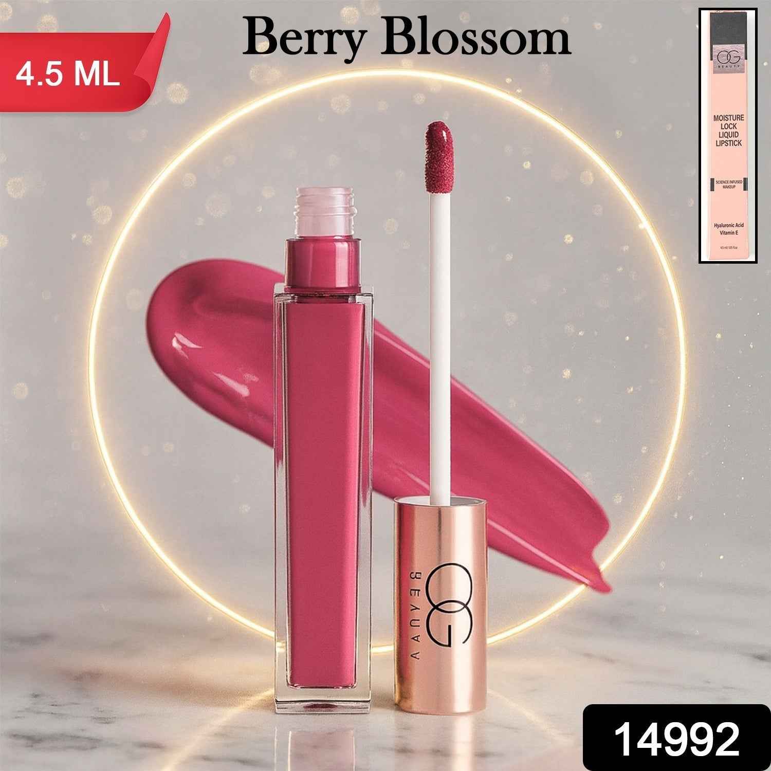 Liquid Lipstick – Berry Blossom Moisture Lock with Hyaluronic Acid