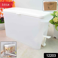 Water Dispenser Jug 3.5L with Faucet – Refrigerator Safe | Indo Glow