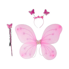 Baby Girl Butterfly Wings – Multi-Color Fairy Costume Set | Little Fashionistas