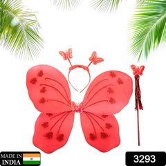 Baby Girl Butterfly Wings – Multi-Color Fairy Costume Set | Little Fashionistas