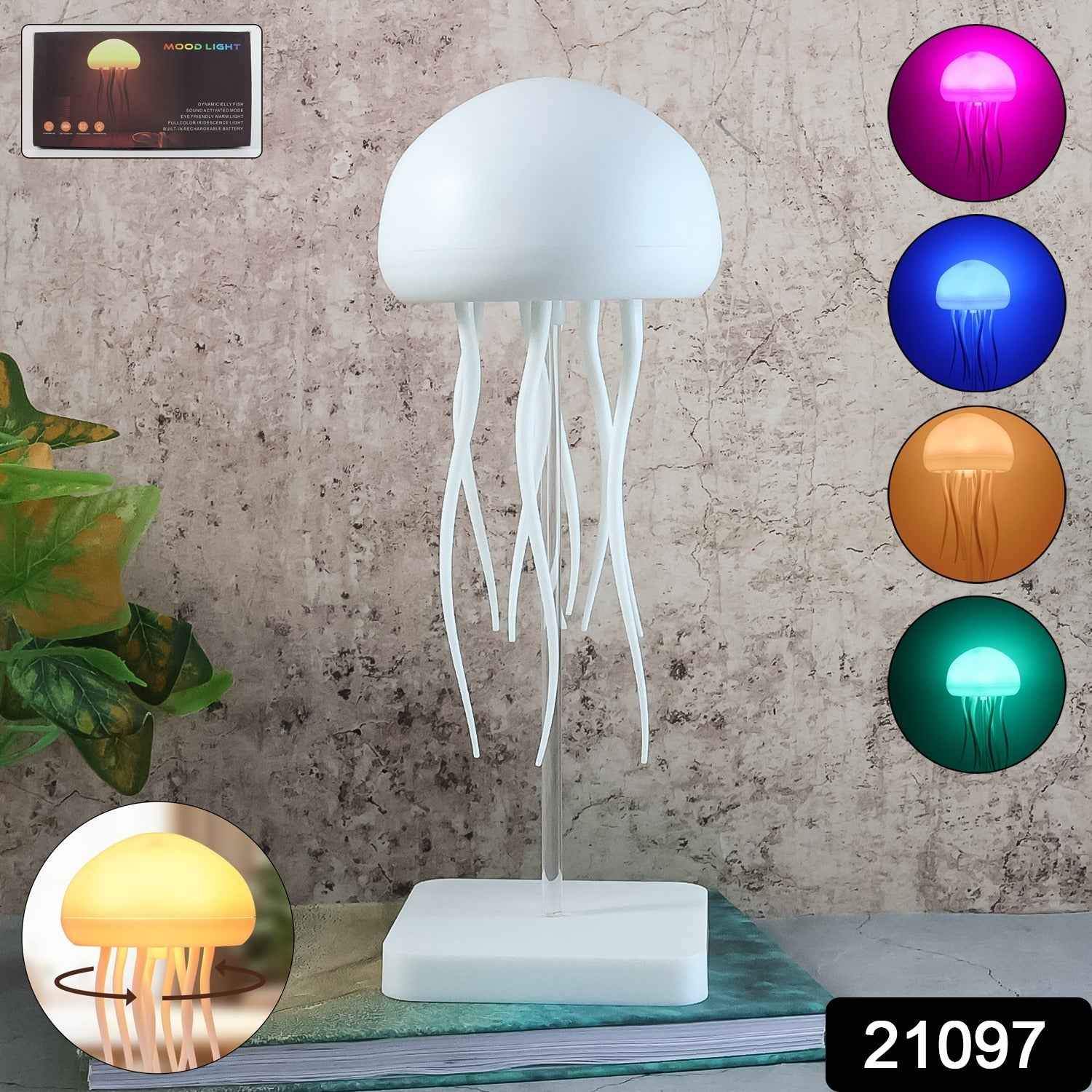 Jellyfish LED Mood Light – Colour-Changing Ambient Lamp