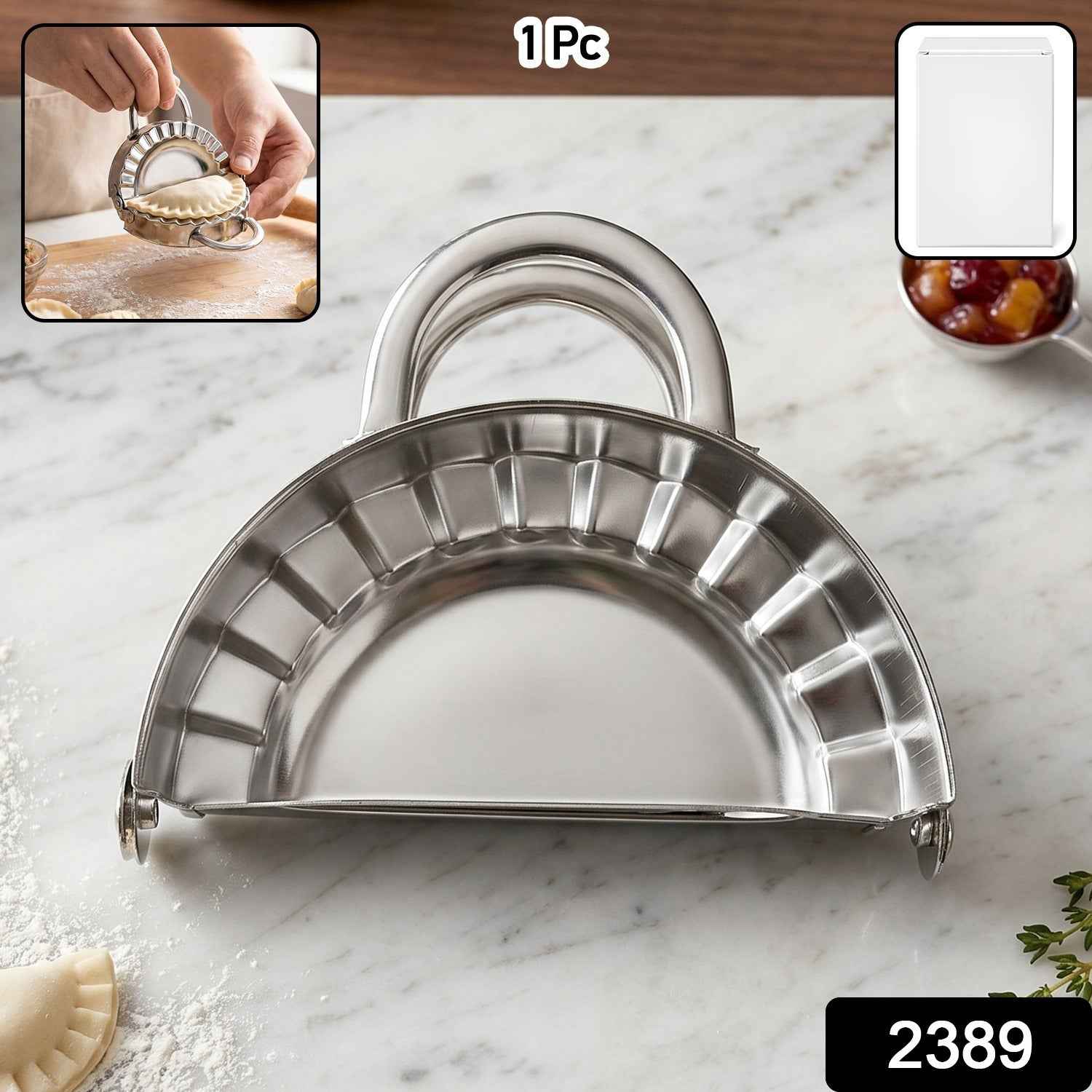 Stainless Steel Dumpling & Gujiya Maker Ð Durable & Easy to Use