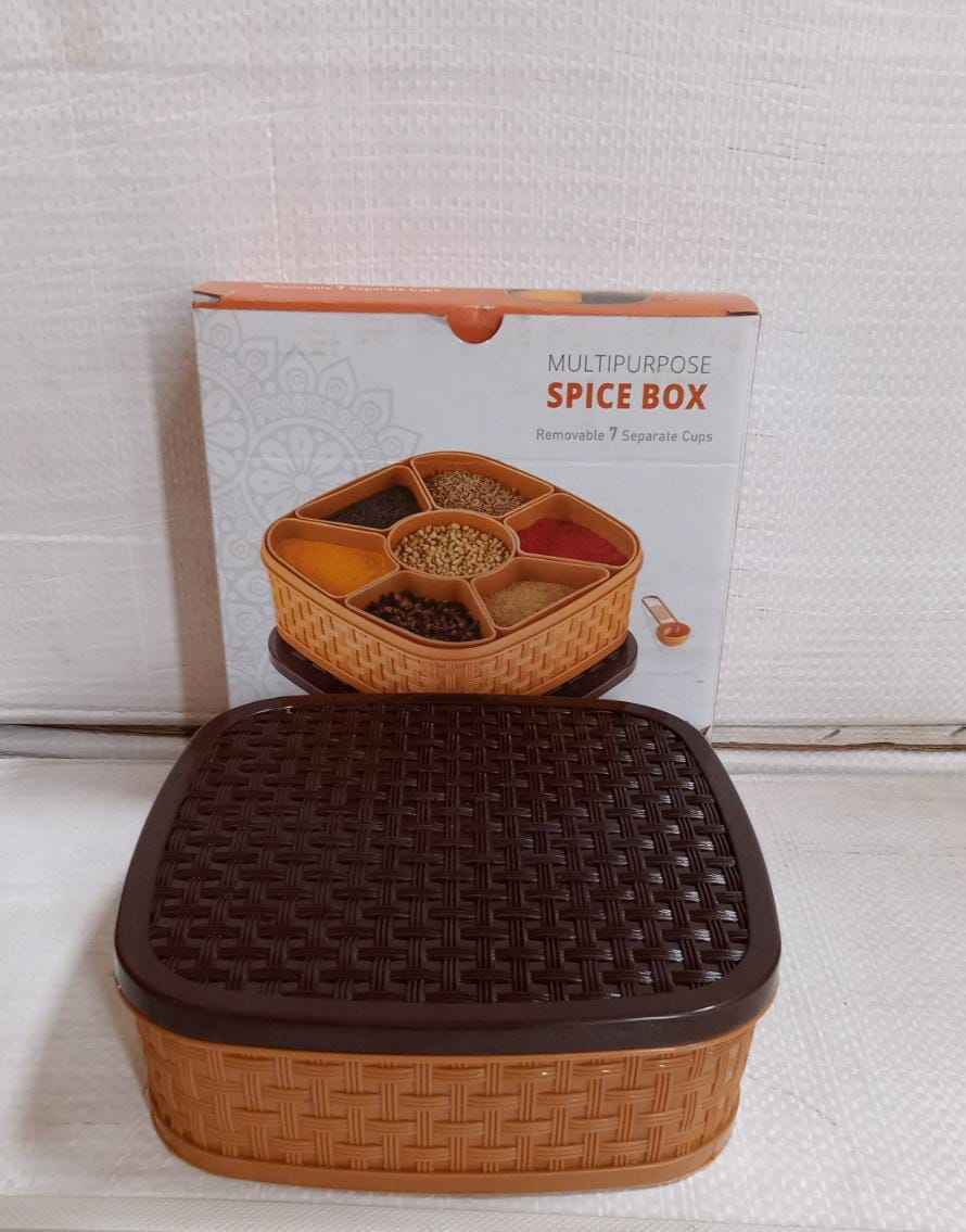 Masala Dabba – 7-in-1 Spice Storage Box | Lunchie Bunchie