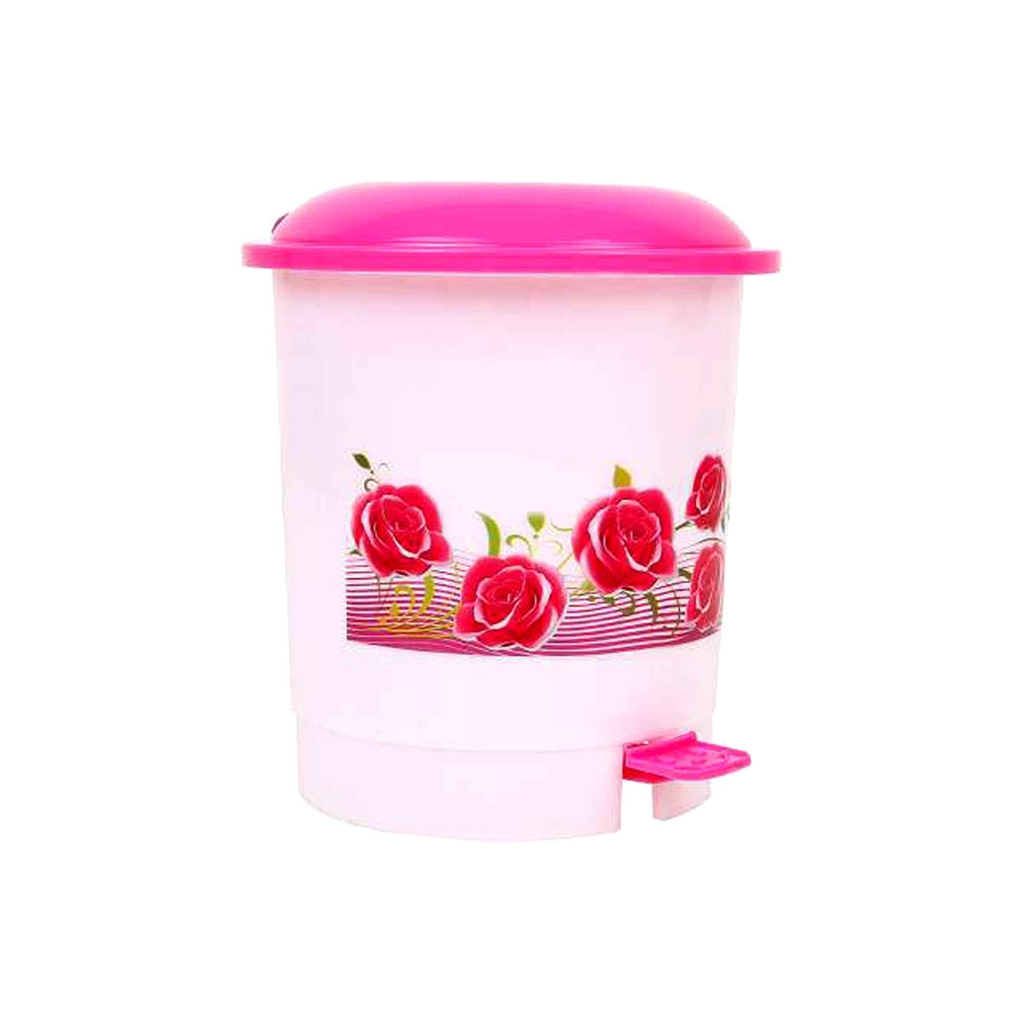 Desk Dustbin – Compact Plastic Pedal Bin for Home & Office | Velvet Wheels