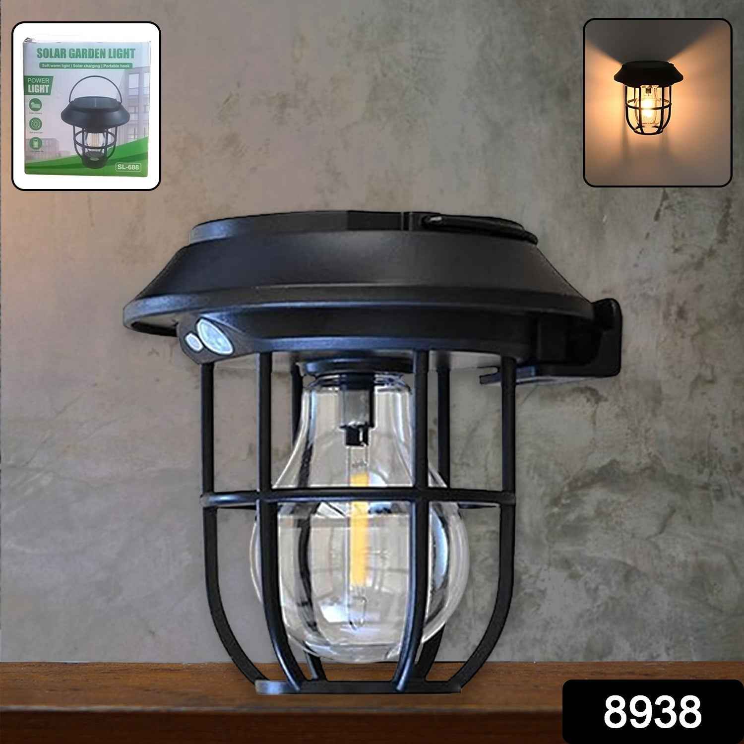 Solar Lantern Wall Lights with Motion Sensor – Energy Efficient & Stylish