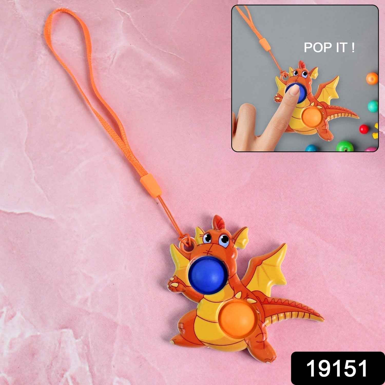 Dragon Push Pop Fidget Toy – Calming Sensory Stress Relief