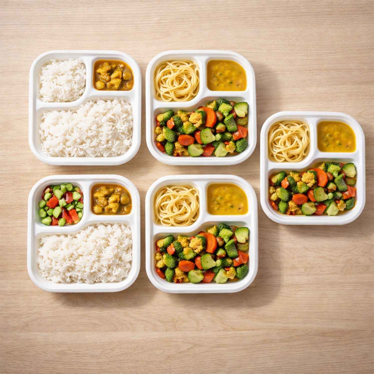Compostable Bagasse 3-Compartment Meal Plate – Eco-Friendly & Sturdy
