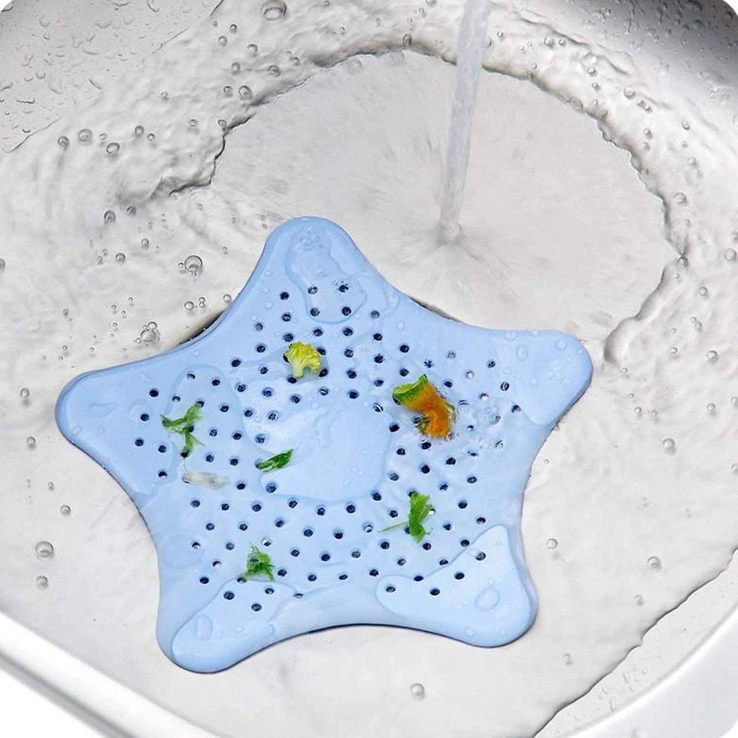 Sink Strainer – Star Design Hair Catcher for Drains | ShineCrest