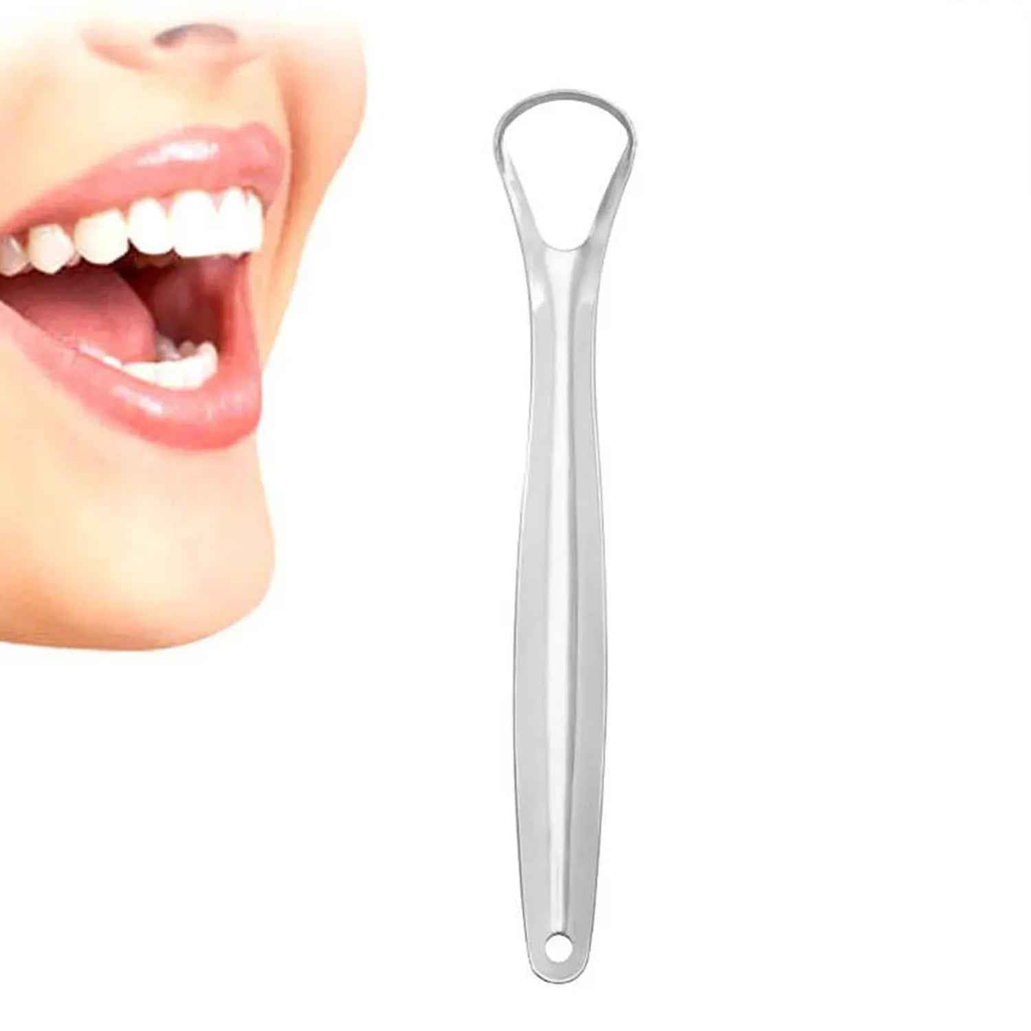 Stainless Steel Tongue Scraper – Oral Hygiene Tool with Case | MintGuard